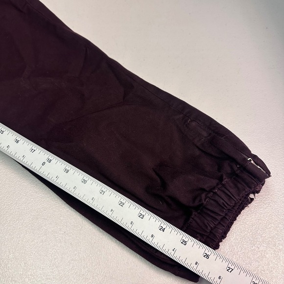 Paige Mayslie Jogger Pants Vintage Black Cherry Burgundy Size 31 NWT - Picture 6 of 10